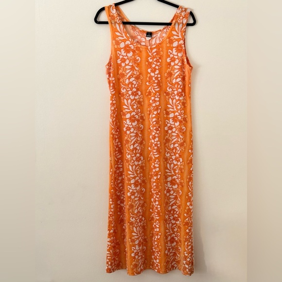Vintage Y2K Hawaiian i Confess
Orange Floral Sleeveless Maxi Dress
Womens Size M - Picture 5 of 9